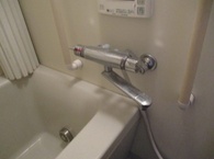 浴室壁付シャワー混合水栓取替工事