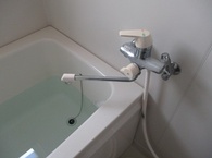浴室壁付サーモスタットシャワーバス水栓取替工事